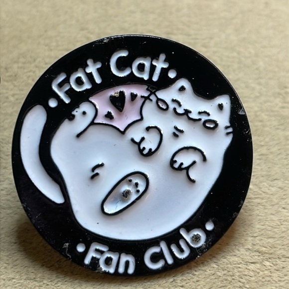 Fat Cat Club Lapel Pins - Picture 3 of 4